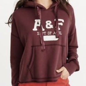 Abercrombie Cutoff Logo Hoodie